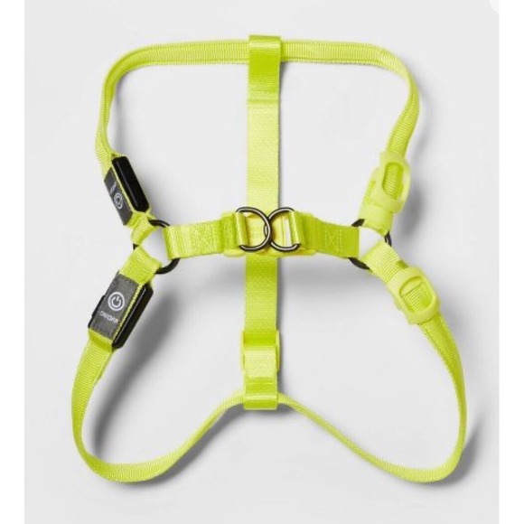 Boots & Barkley Other - Light-Up LED Dog Harness Size Medium yellow Rechargeable MSRP$23